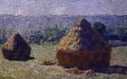 Claude Monet hostackar pa pa sensommarn oil painting picture wholesale